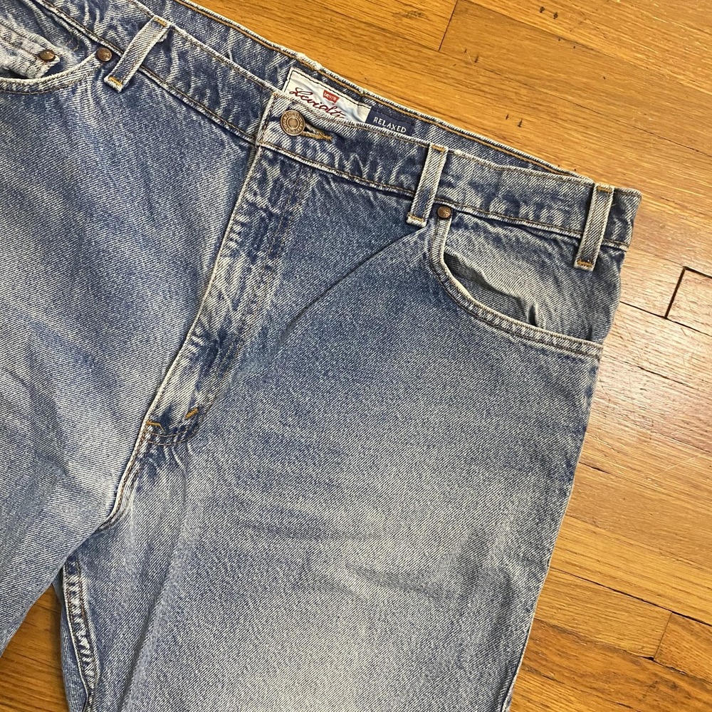Vintage Levi Strauss Signature 540 Gold Tab Jeans Mens 40x32 Relaxed Fit 90s - Picture 2 of 16